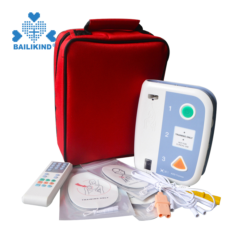 Ինչպես օգտագործել AED Trainer Automated External Defibrillator Teaching First Aid Training for CPR School Bilingual Teach Tools